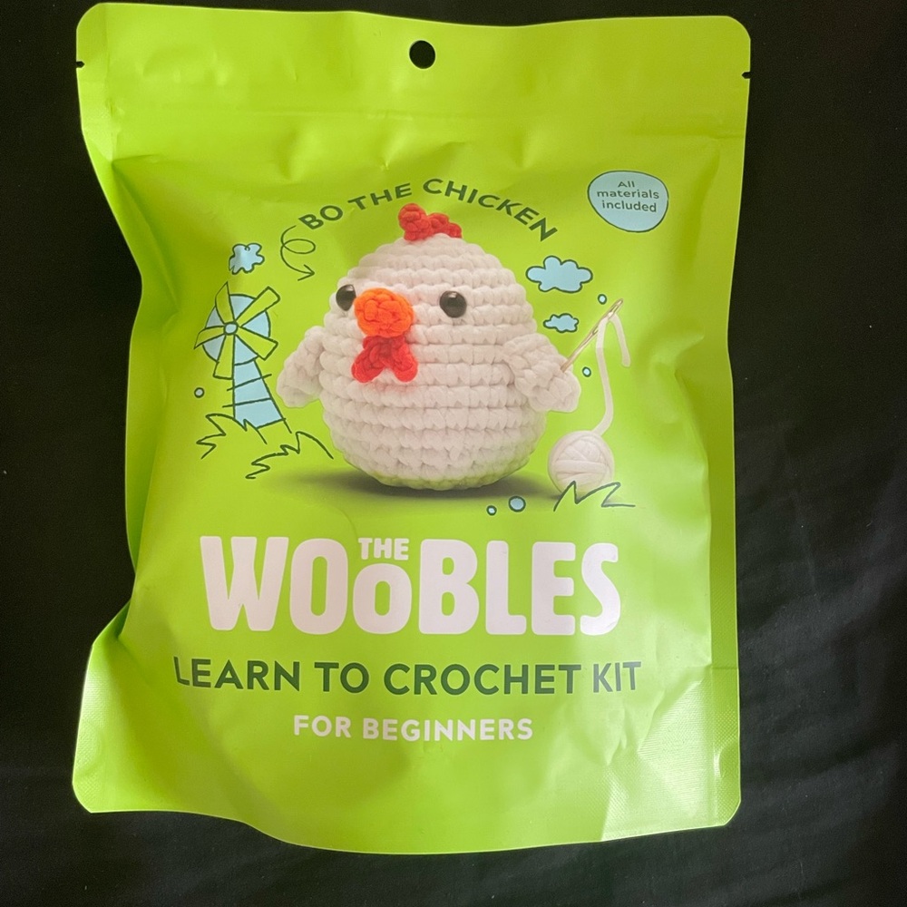 Bo the Chicken Crochet Kit The Woobles